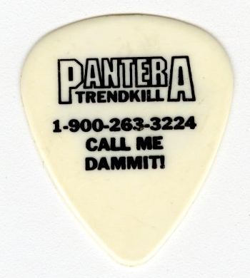 Pantera Dimebag Darrell Circa 1996 “Trendkill” Stage Used Guitar Pick