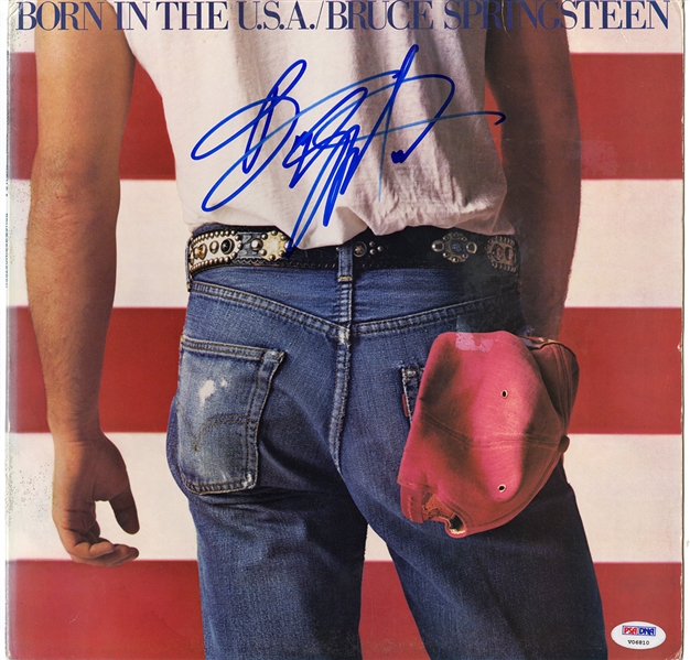 Bruce Springsteen Signed "Born In The U.S.A." Album w COA