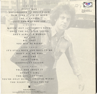 Billy Joel Signed “Greatest Hits Volume II” Album w COA