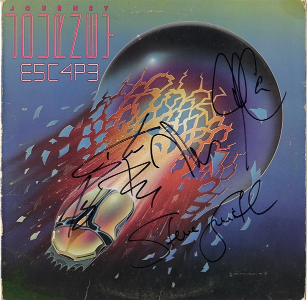 Journey Signed “Escape” Album w COA