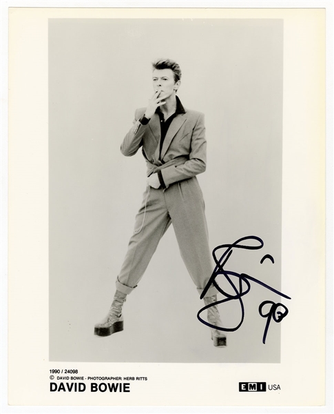 David Bowie Signed Photograph
