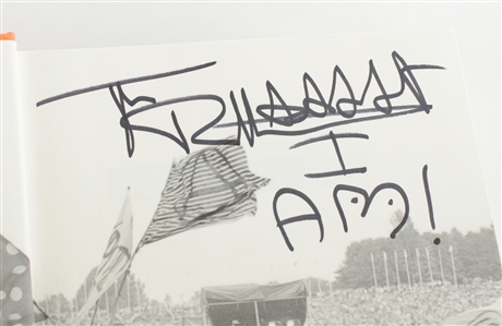 The Sex Pistols PIL John Lydon Signed “Anger is an Energy My Life Uncensored” Book