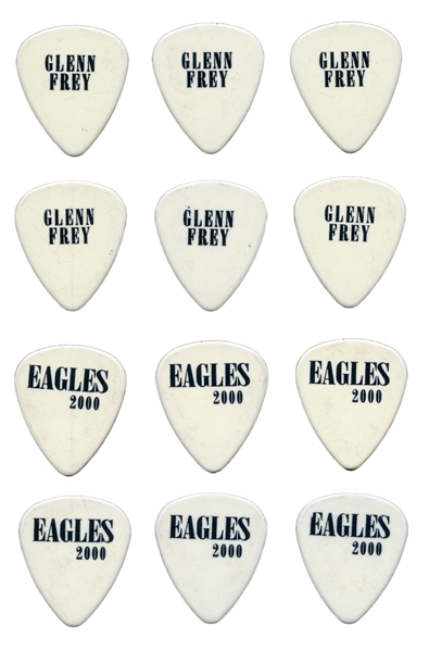 The Eagles 2000 Lot of 6 White Glenn Frey Picks