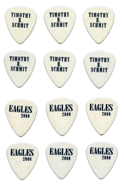 The Eagles 2000 Lot of 6 White Timothy B. Schmit Picks