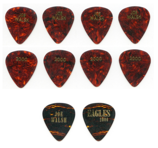 The Eagles 2000 Lot of 6 Tortoise Shell Joe Walsh Picks