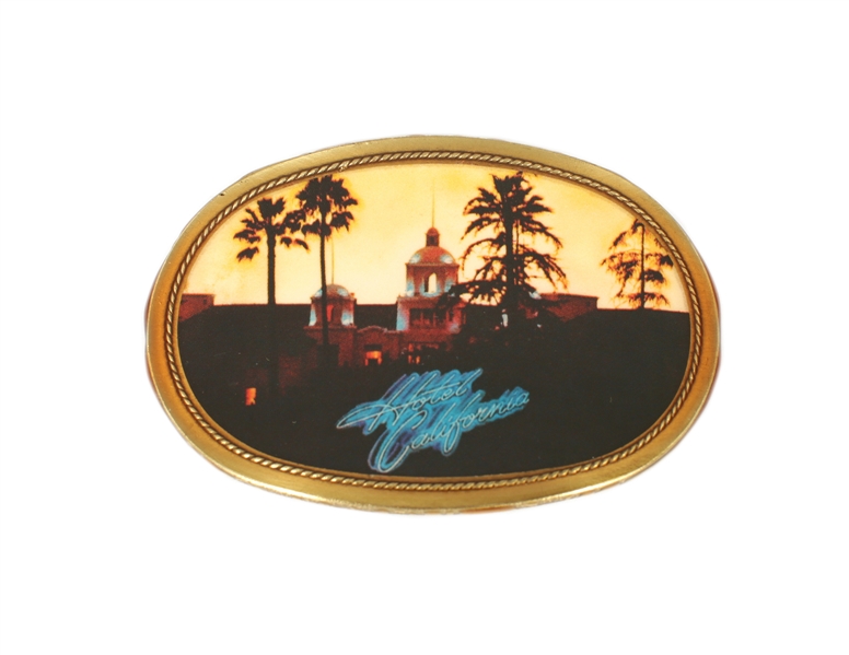 The Eagles 1977 Original Hotel Calfiornia Pacifica Mfg Belt Buckle