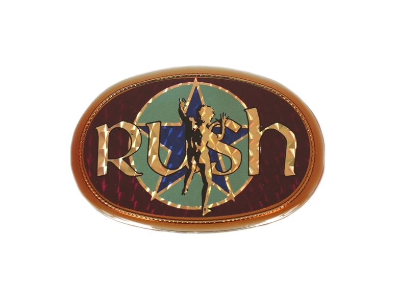 Rush 1977 Original Starman Pacifica Mfg Belt Buckle