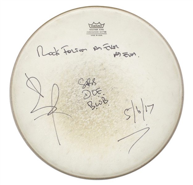 Black Sabbath 2017 Autographed Bill Ward Drum Head