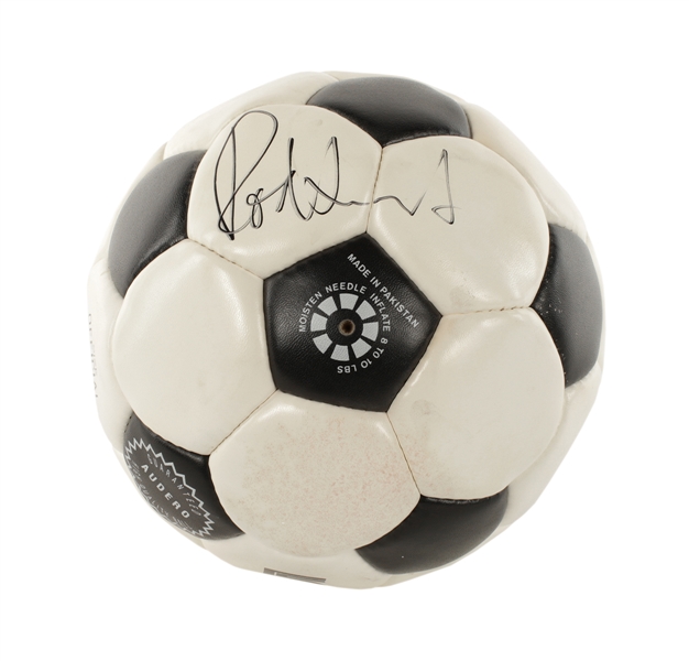 Rod Stewart 2000s Autographed Soccer Ball