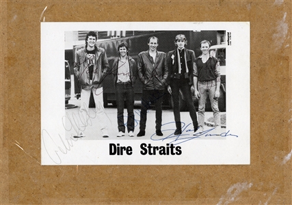 Dire Straits Signed Photograph w COA