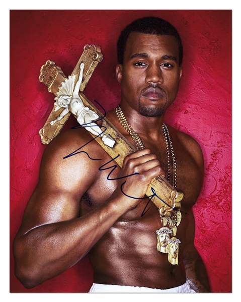 Kanye West Signed Photograph