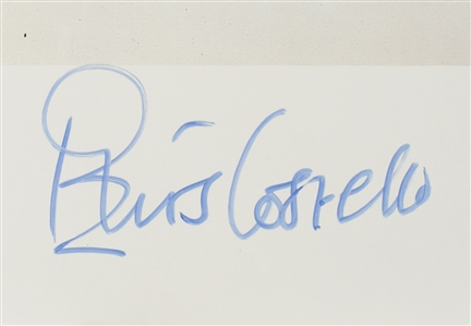 Elvis Costello “Imperial Bedroom” Signed Promotional Lithograph