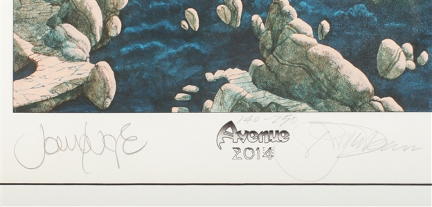 The Moody Blues John Lodge & Roger Dean Signed 2014 Reissue Print