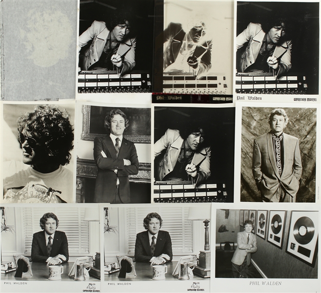 Phil Walden 1960s-1990s Press Photos and Negatives