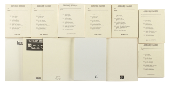 Capricorn Records 1980s-1990s Executive Notepad Collection