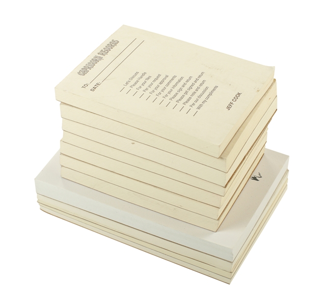 Capricorn Records 1980s-1990s Executive Notepad Collection