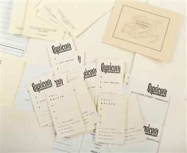 Capricorn Records 1990s Capricorn Records Stationary, Notepads, Letterhead Items