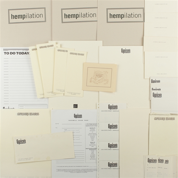 Capricorn Records 1990s Capricorn Records Stationary, Notepads, Letterhead Items