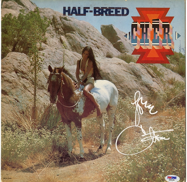 Cher Signed “Half-Breed" Album w COA
