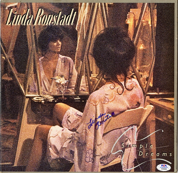 Linda Ronstadt Signed “Simple Dreams” Album w COA