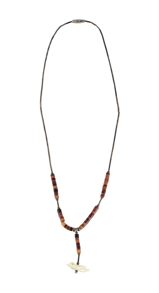 Jimi Hendrix 1967-1970 Owned & Worn Orange Glass Beaded Necklace w/ Provenance