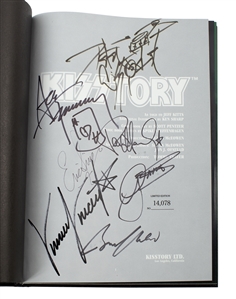 KISS 1994 Kisstory Book Autographed Seven Times w COA