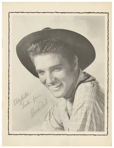 Elvis Presley 1956-1974 Autographed Collector Lot w COA