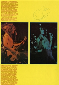 AC/DC 1978 U.K. 3x Autographed Powerage Concert Program & Great Yarmouth Vauxhall Ticket w COA