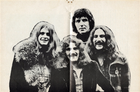 Black Sabbath 1977 Technical Ecstasy British Concert Program