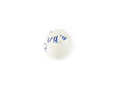 Van Halen 2001 Eddie Van Halen Autographed Wilson Golf Ball w/COA