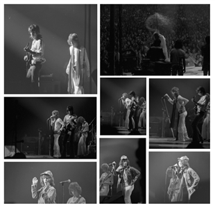 The Rolling Stones 1972 Lot of 50 Black & White Frames From Montreal