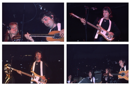 Paul McCartney & Wings 1970s Lot of 20 Color Positive Slides