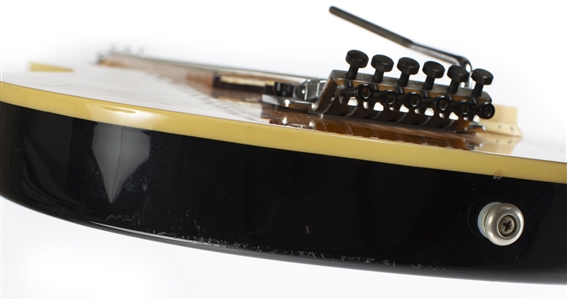 Van Halen 1993 - 2002 Six Times Autographed Ernie Ball Music Man Translucent Gold Guitar w COA