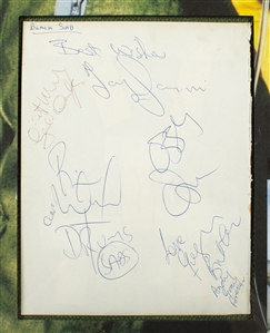 Black Sabbath 1978 Autographed Black Sabbath Framed Memorabilia Piece w COA