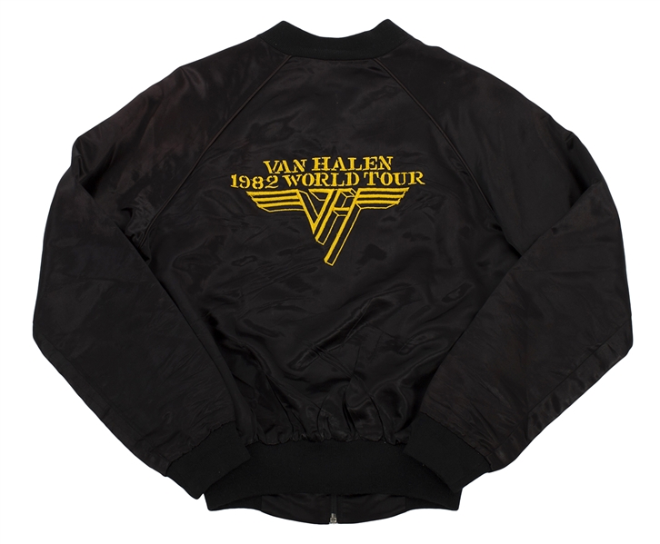 Van Halen 1982 Original Satin Embroidered World Tour Crew Jacket