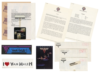 Van Halen 1977 - 1993 Promotional Ephemera Lot