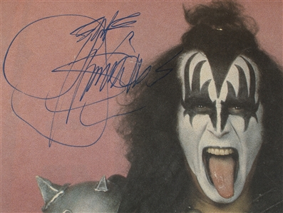 KISS 1980 - 1982 Autographed Poster With Eric Carr w COA