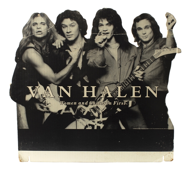 Van Halen 1980 Woman and Children First Partial Promotional Display