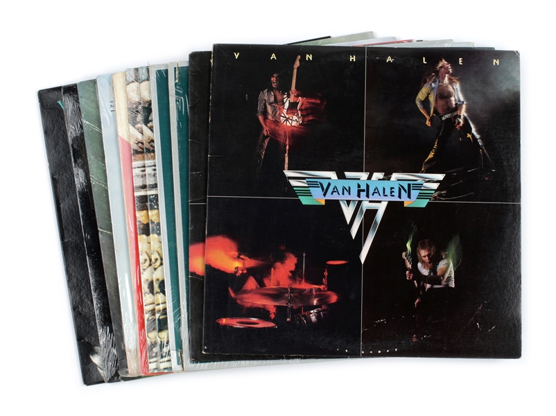 Van Halen 1978-1988 Lot of 11 LPs w/COA