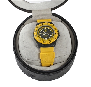 Van Halen 1986 Zeke Clark Owned & Worn 5150 Tag Heuer Formula 1 380.513 Solargraph Crew Gift Watch w/COA