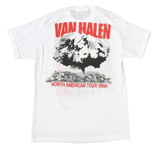 Van Halen 1986 5150 North American Tour Concert Shirt w/COA