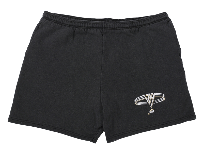 Van Halen 1986-1991 Jam Productions Local Crew Sweat Shorts w/COA