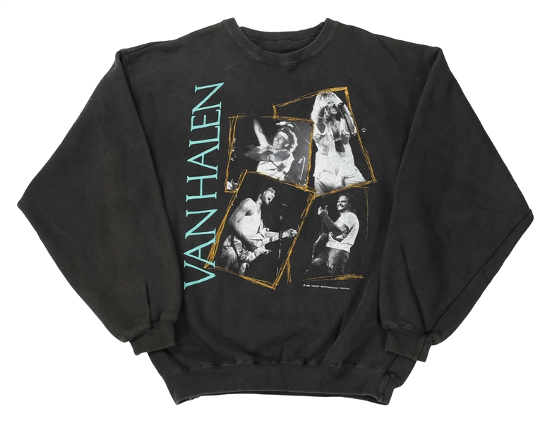 Van Halen 1986 OU812 World Tour Sweatshirt w/COA