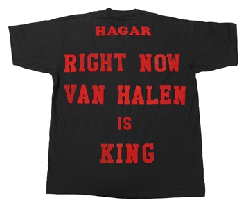 Van Halen 1988-2000s Lot of 2 Fan Made & Guitars Shirts w/COA