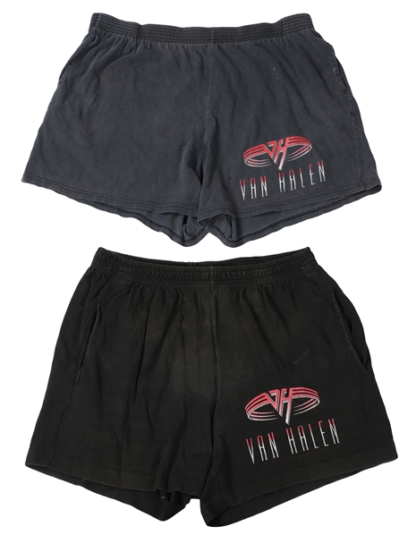 Van Halen 1990s Lot of 2 Pair of Crew Shorts w/COA
