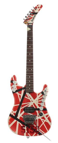 Edward Van Halen 1987 Zeke Clark Customized 5150 Kramer Guitar w/COA