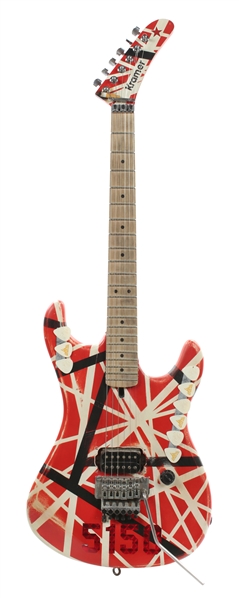 Edward Van Halen 1986 Zeke Clark Customized 5150 Kramer Guitar w/COA