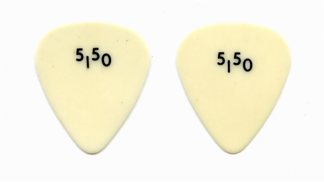 Van Halen 1986 Lot of Two Edward Van Halen 5150 Tour Black & White Guitar Picks w/COA