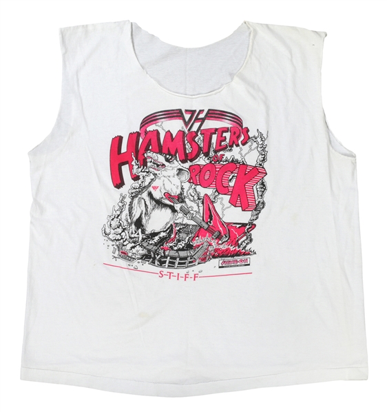 Van Halen 1988 Ultra-Rare Legendary Hamsters of Rock Spoof Shirt w/COA