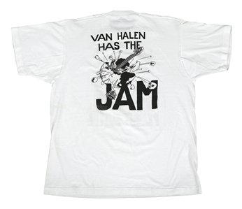 Van Halen 1986 Texxas Jam Extra Crunchy One Off Merch Shirt Prototype w/COA